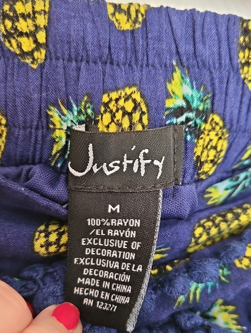 Pop-Art Pineapple Women’s Shorts - Picture 2 of 6
